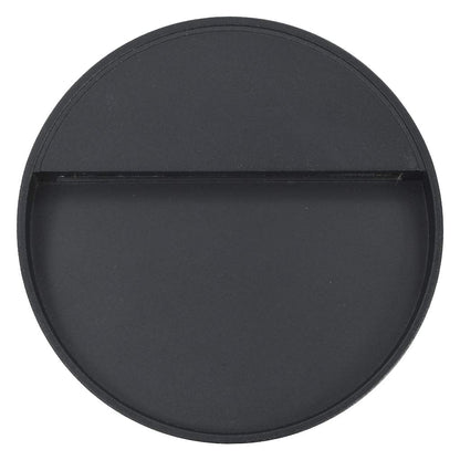 Outdoor LED Wall Lights 2 pcs 3 W Black Round