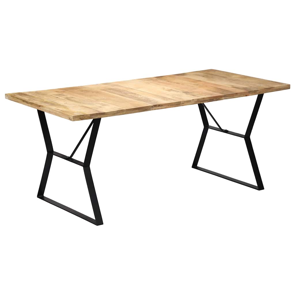 247945 vidaXL Dining Table 180x90x76 cm Solid Mango Wood