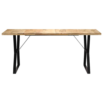 247945 vidaXL Dining Table 180x90x76 cm Solid Mango Wood
