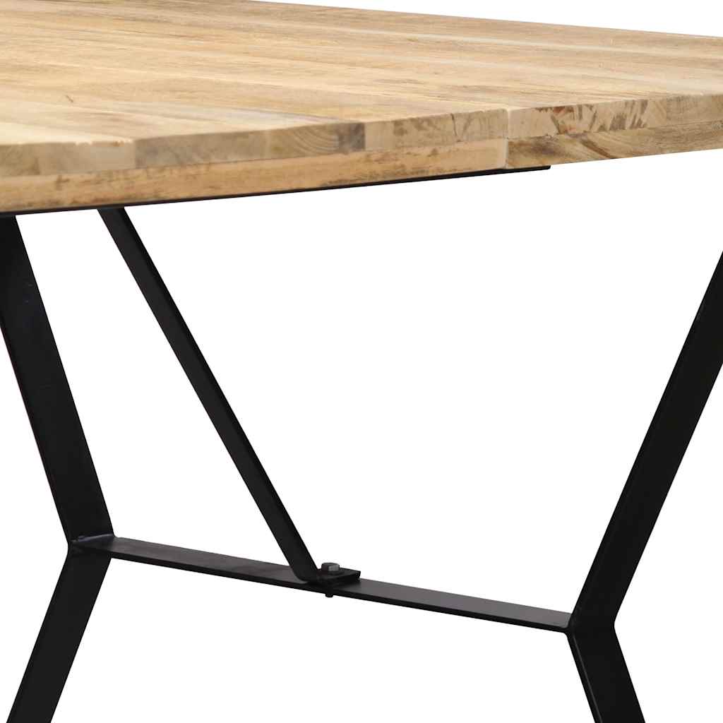 247945 vidaXL Dining Table 180x90x76 cm Solid Mango Wood