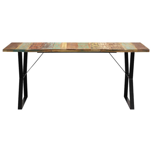 247946 vidaXL Dining Table 180x90x76 cm Solid Reclaimed Wood