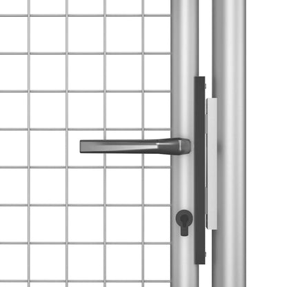 Garden Gate Galvanised Steel 39.4x59.1" Silver
