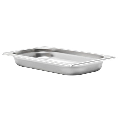 50893 vidaXL Gastronorm Containers 12 pcs GN 1/3 40 mm Stainless Steel