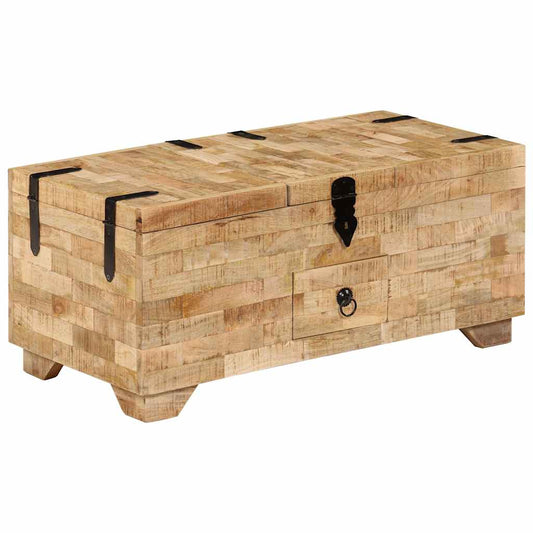 Coffee Table | Natural Mango Wood | Solid Mango Wood | Large