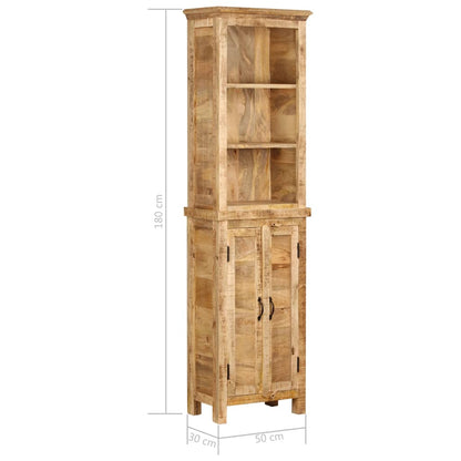Bookshelf 50x30x180 cm Solid Mango Wood