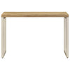 Dining Table 115x55x76 cm Solid Mango Wood and Steel