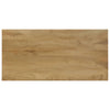 Dining Table 115x55x76 cm Solid Mango Wood and Steel