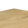 Dining Table 115x55x76 cm Solid Mango Wood and Steel