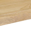 Dining Table 115x55x76 cm Solid Mango Wood and Steel