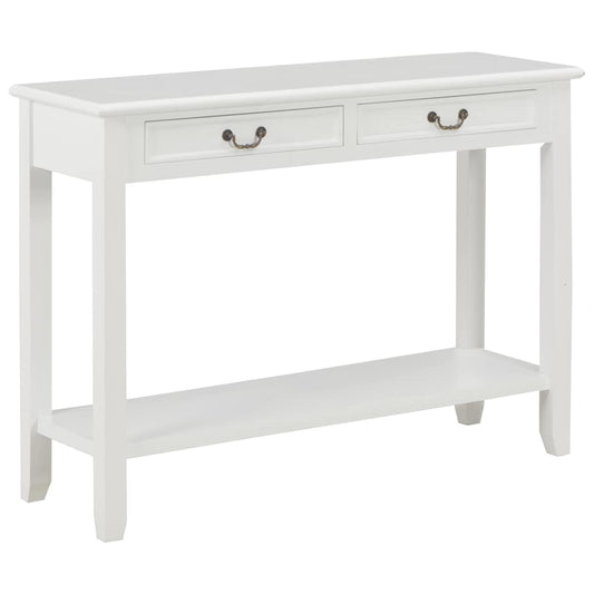 Console Table | White | MDF | 110 x 35 x 80 cm | Console Table