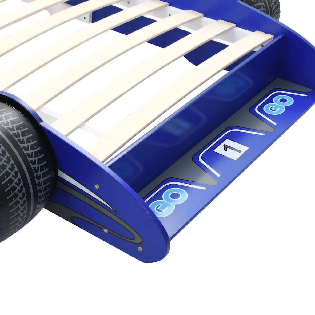 Children's Bed | Blue | MDF and Wood | Single | Durable | Children's Bed