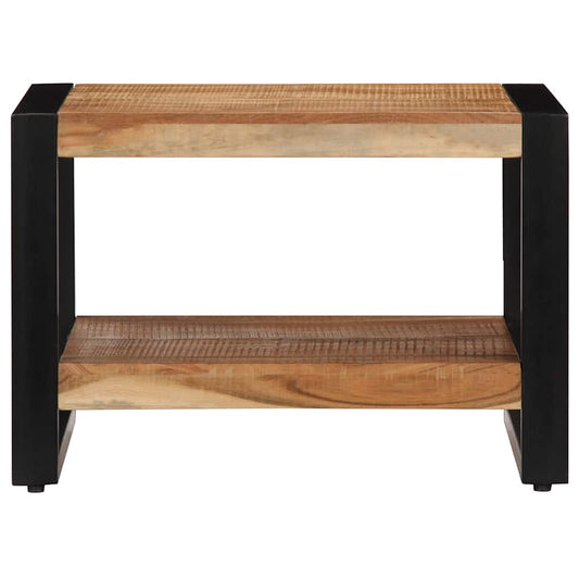 Coffee Table | Brown | Solid Acacia wood | 60x60x40 cm | Industrial