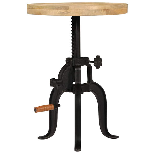 Side Table | Natural wood and black