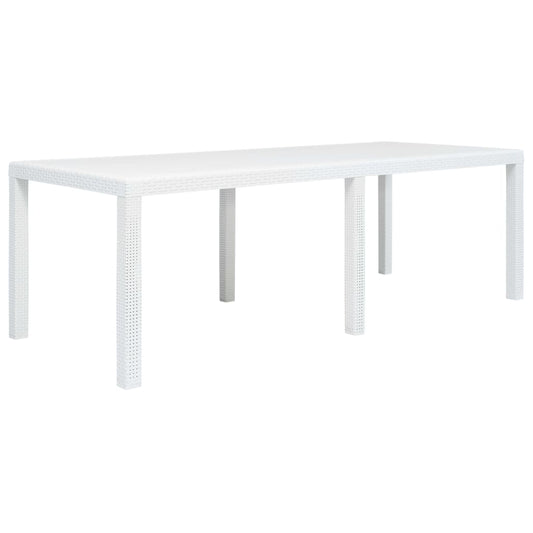 Garden Table | White | Plastic | Large | Lightweight | Garden Table
