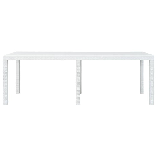 Garden Table | White | Plastic | Large | Lightweight | Garden Table