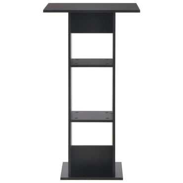 Bar Table Black 60x60x110 cm