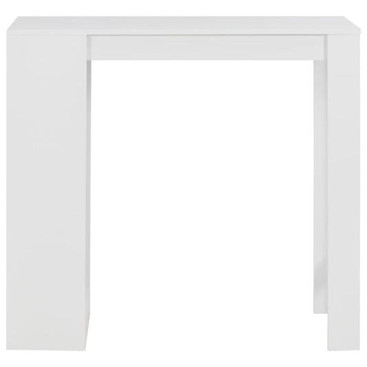 Bar Table | White | Engineered wood | Compact | Bar Table | Rectangular