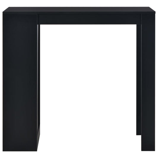 Bar Table | Black | Engineered wood | 110 cm x 50 cm x 103 cm | Bar Table