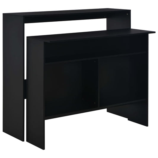 Bar Table | Black | Engineered wood | Medium | Adjustable Armrests