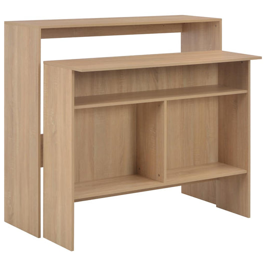 Bar Table | Oak | Engineered wood | 130 x 40 x 120 cm | Modern