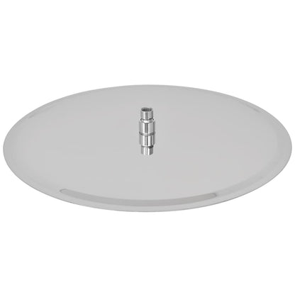 Rain Shower Head 2 pcs Stainless Steel Ø 50 cm