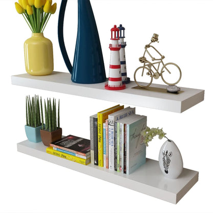 Wall Shelves 4 pcs White 80 cm