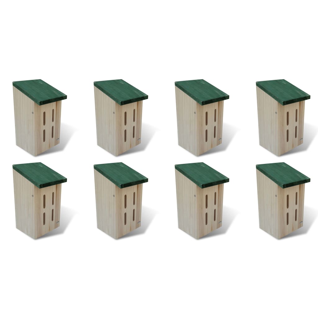 Butterfly House | Natural wood | Solid wood | 14x15x22 cm