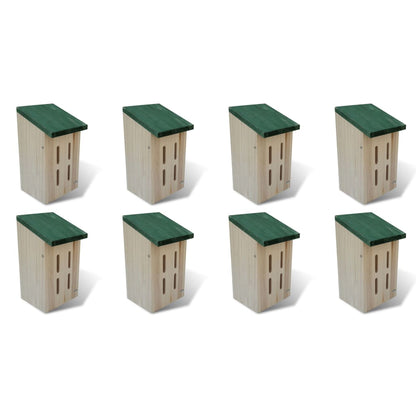 Butterfly House | Natural wood | Solid wood | 14x15x22 cm