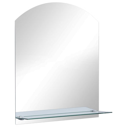 Wall Mirror | Transparent | Toughened Glass | 30x50 cm | Minimalistic