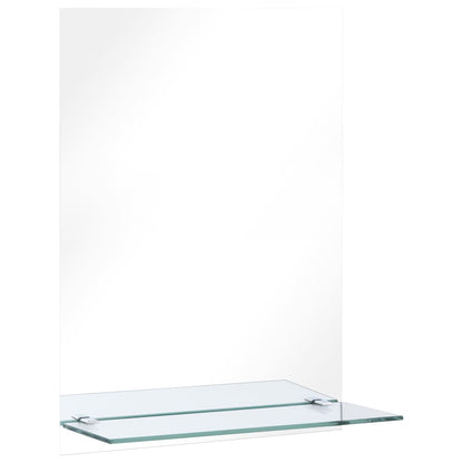 Wall Mirror | Transparent | Tempered Glass | 40x60 cm | Wall mounting