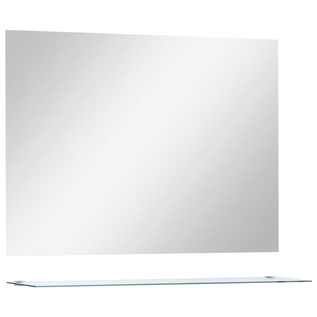 Wall Mirror | See-Through | Tempered glass | 80x60 cm | Simple