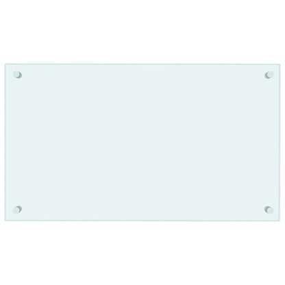 Kitchen Backsplash Milk 70 x 40 cm Tempered Glass