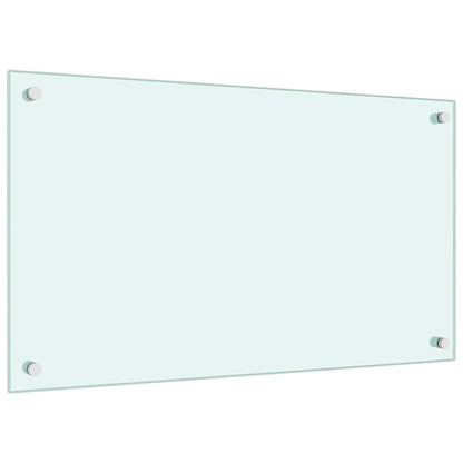 Kitchen Backsplash Milk 70 x 40 cm Tempered Glass