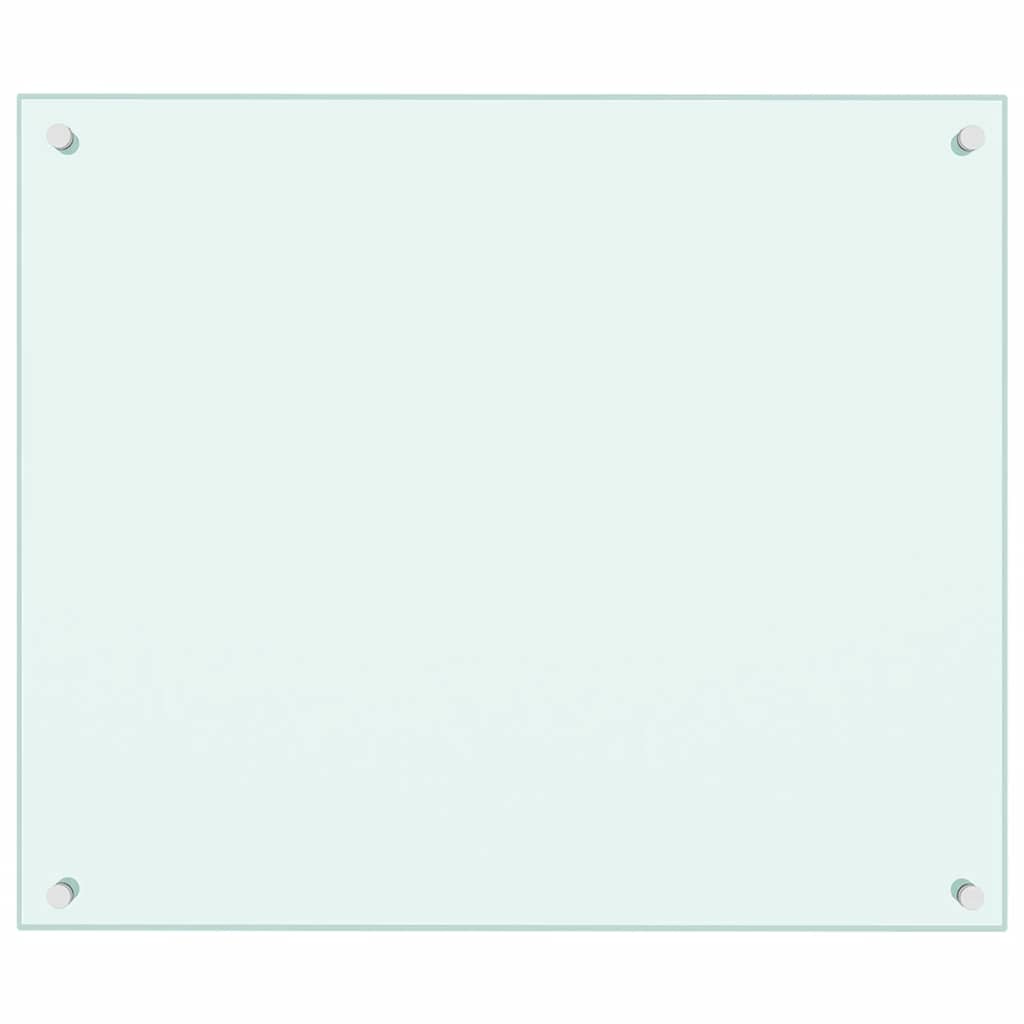 Kitchen Backsplash Milk 70 x 60 cm Tempered Glass