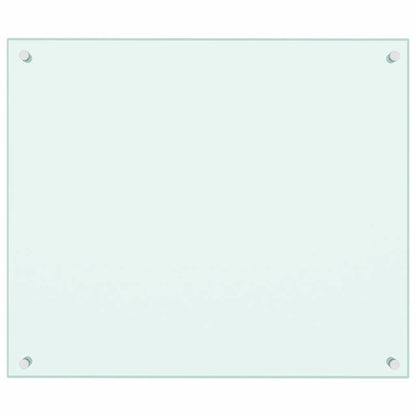 Kitchen Backsplash Milk 70 x 60 cm Tempered Glass