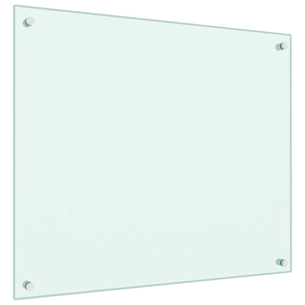 Kitchen Backsplash Milk 70 x 60 cm Tempered Glass