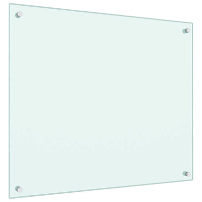 Kitchen Backsplash Milk 70 x 60 cm Tempered Glass