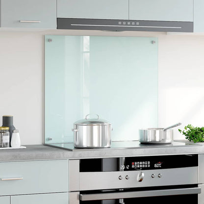 Kitchen Backsplash Milk 70 x 60 cm Tempered Glass