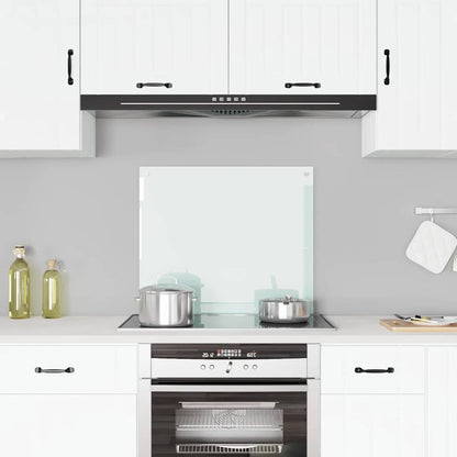 Kitchen Backsplash Milk 70 x 60 cm Tempered Glass