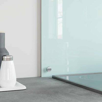 Kitchen Backsplash Milk 80 x 40 cm Tempered Glass