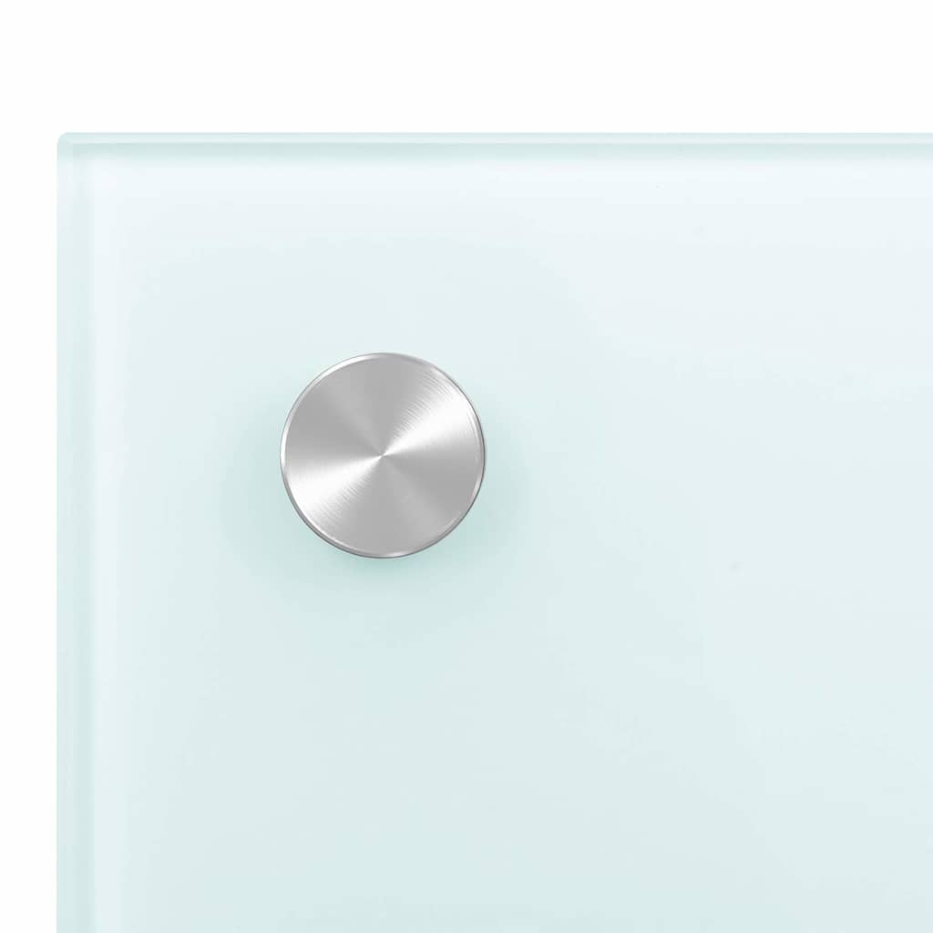 Kitchen Backsplash Milk 80 x 40 cm Tempered Glass