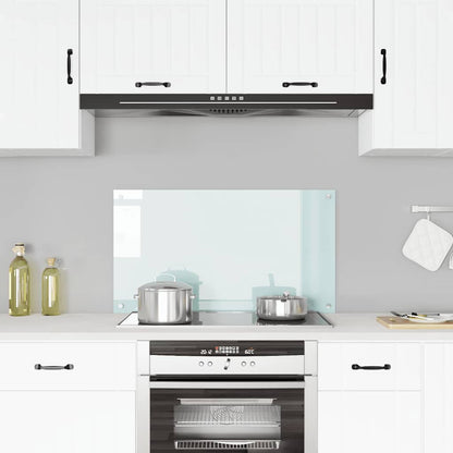 Kitchen Backsplash Milk 90 x 50 cm Tempered Glass