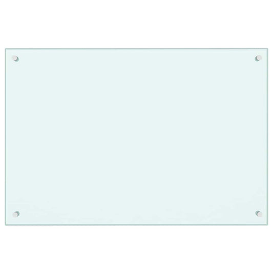 Kitchen Backsplash Milk 90 x 60 cm Tempered Glass