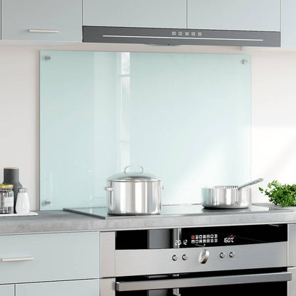 Kitchen Backsplash Milk 90 x 60 cm Tempered Glass