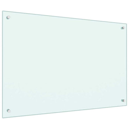 Kitchen Backsplash Milk 90 x 60 cm Tempered Glass