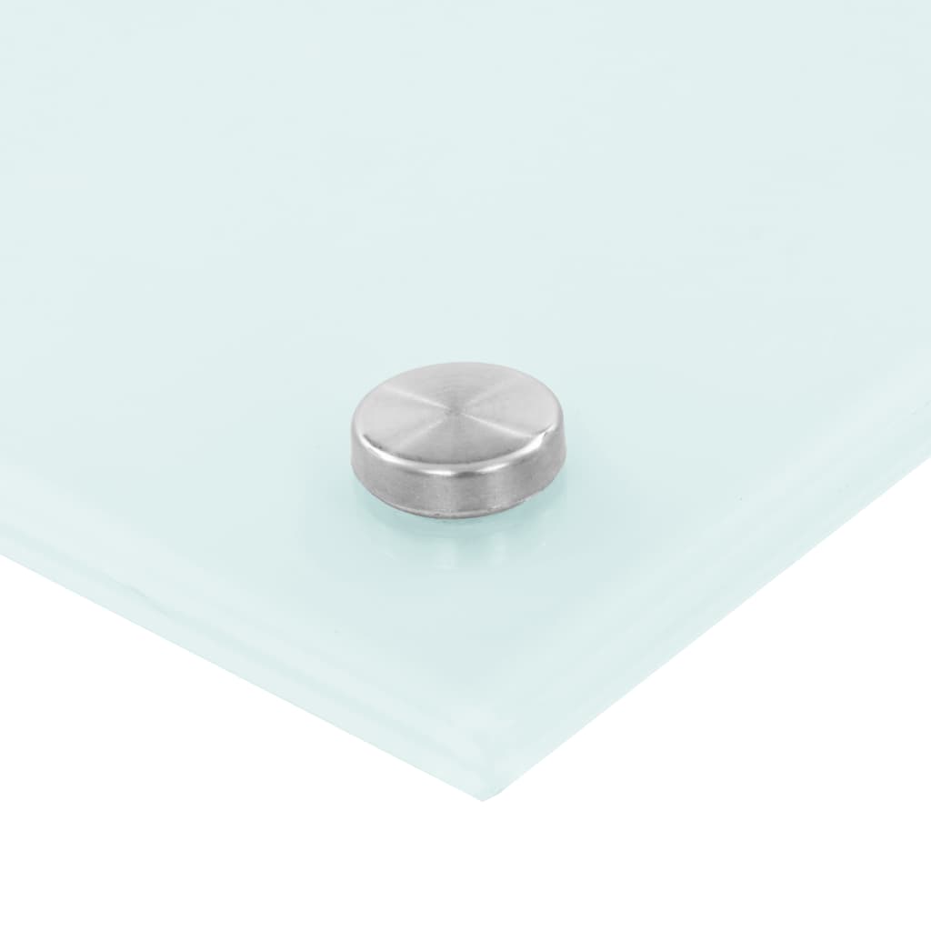 Kitchen Backsplash Milk 100 x 40 cm Tempered Glass