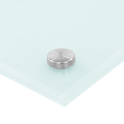 Kitchen Backsplash Milk 100 x 40 cm Tempered Glass