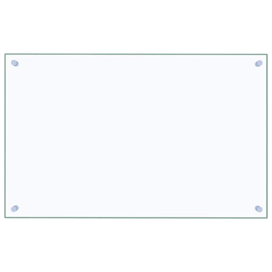 Kitchen Backsplash Transparent 80 x 50 cm Tempered Glass
