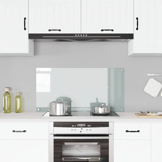 Kitchen Backsplash Transparent 100 x 50 cm Tempered Glass