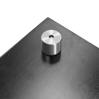 Kitchen Backsplash Black 80 x 40 cm Tempered Glass